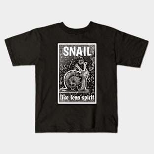Snail Like Teen Spirit Kids T-Shirt